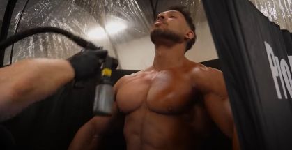Ramon Dino nos bastidores das finais do Mr. Olympia