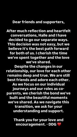 Rapper DDG anuncia fim do romance com Halle Bailey • Instagram/DDG