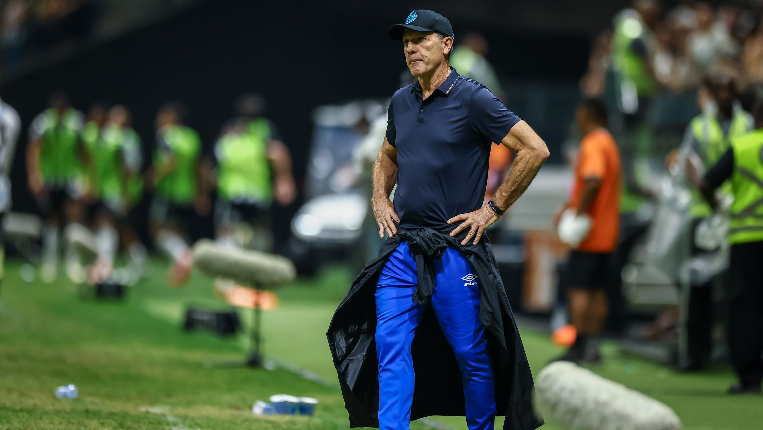 Renato Portaluppi não gostou da arbitragm em jogo do Grêmio contra o Atlético-MG