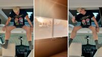 Reynaldo Gianecchini viaja pela Espanha de motorhome; veja fotos