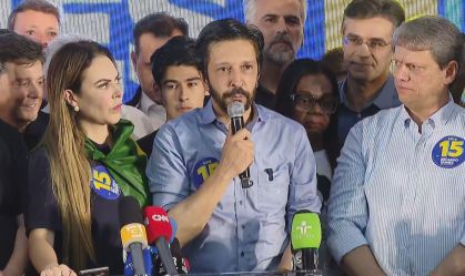Mesmo sem Datena, PSDB declara apoio a Nunes no 2° turno