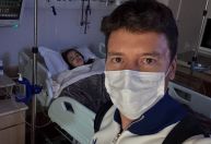 Rodrigo Faro posta foto com Vera Viel após ela passar por cirurgia de 8 horas