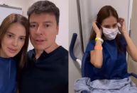 Rodrigo Faro pede oração a Vera Viel em etapa de radioterapia para "cura total"