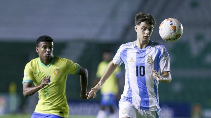 Argentina e Brasil ficaram no empate por 1 a 1
