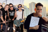 Júnior Lima no Simple Plan? Membros da banda convidam brasileiro para tocar com eles
