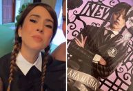 Tatá Werneck se transforma em Wandinha para celebrar aniversário da filha