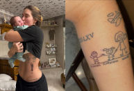 Virginia faz novas tatuagens em homenagem a José Leonardo: "Mamãe te ama"