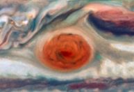 Telescópio mostra Grande Mancha Vermelha de Júpiter se movendo como gelatina