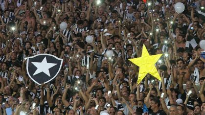 Torcida do Botafogo. Jogo da Libertadores será no Nilton Santos
