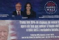 Kamala x Trump no Brasil: conheça cidade com campanha para os dois candidatos