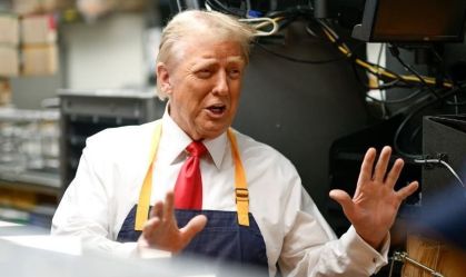 McDonald's não deu permissão para Trump fritar batatas e nega apoio ao republicano