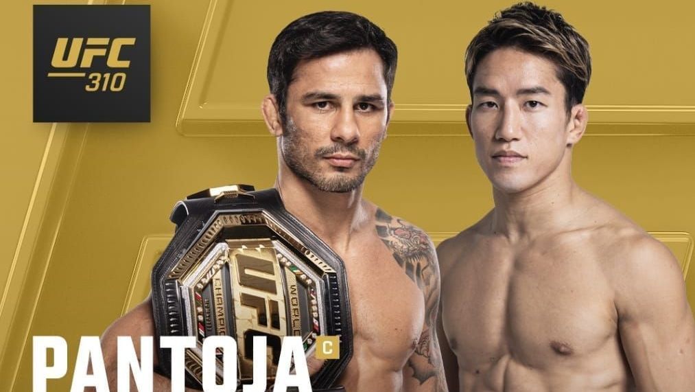 Cartaz da luta entre Alexandre Pantoja e Kai Asakura no UFC 310