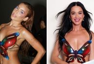 Na SPFW, Vanessa Lopes repete top 3D de borboleta usado por Katy Perry