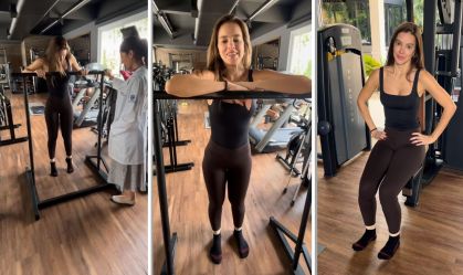 Vera Viel mostra fisioterapia após retirada de tumor: "Cada dia uma vitória"