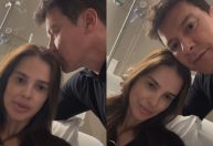 Mulher de Rodrigo Faro encontra nódulo na coxa e é internada: "Orem"