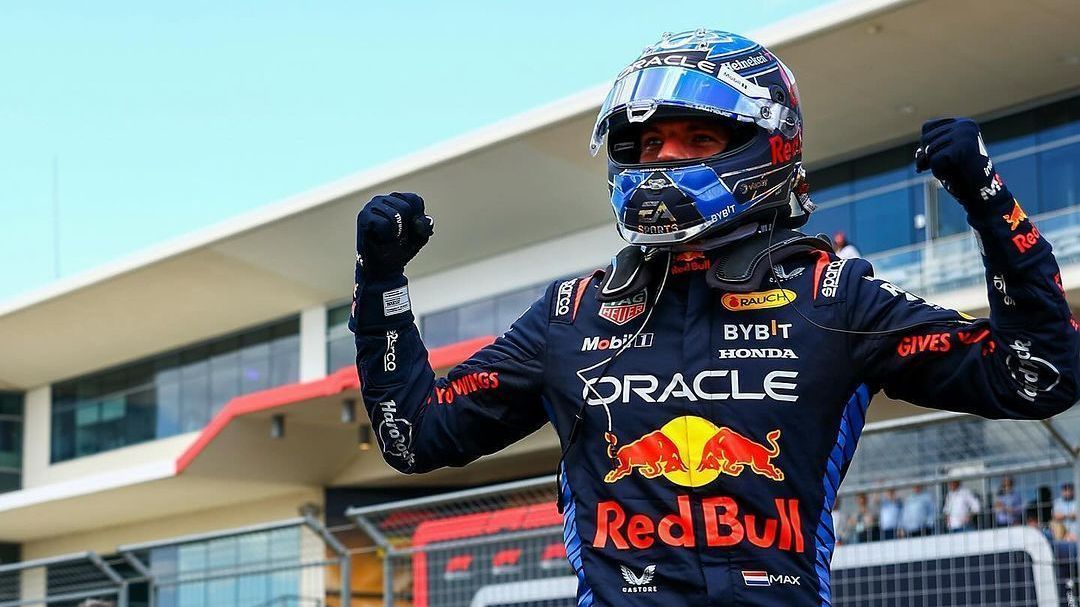 Verstappen comemora vitória na corrida sprint de Austin