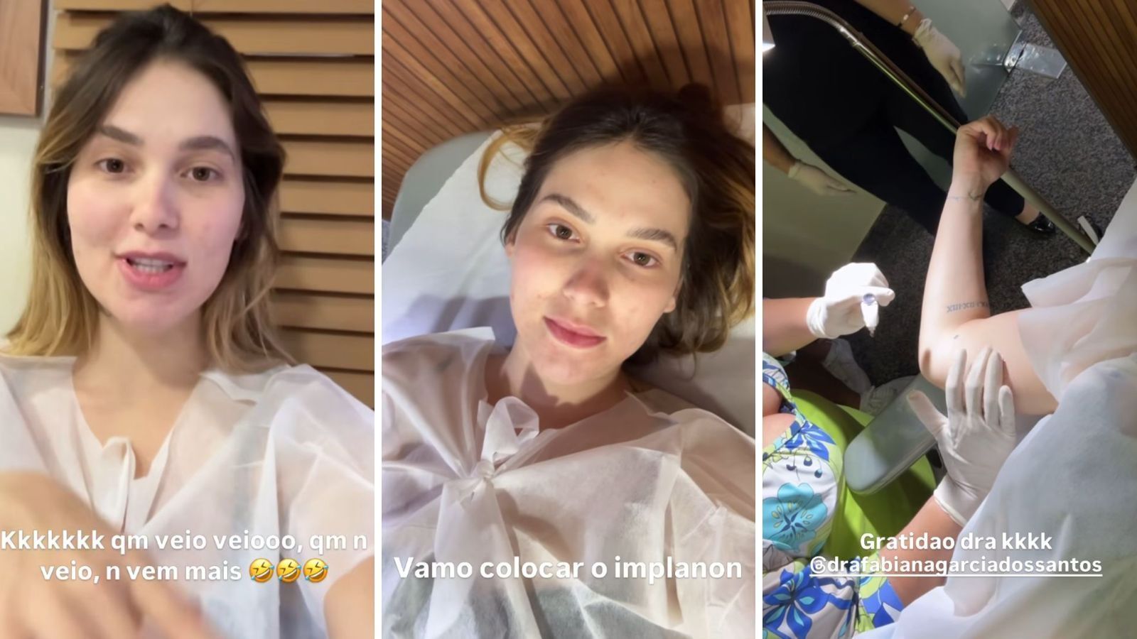 Virginia adere a método contraceptivo • Instagram/Virginia