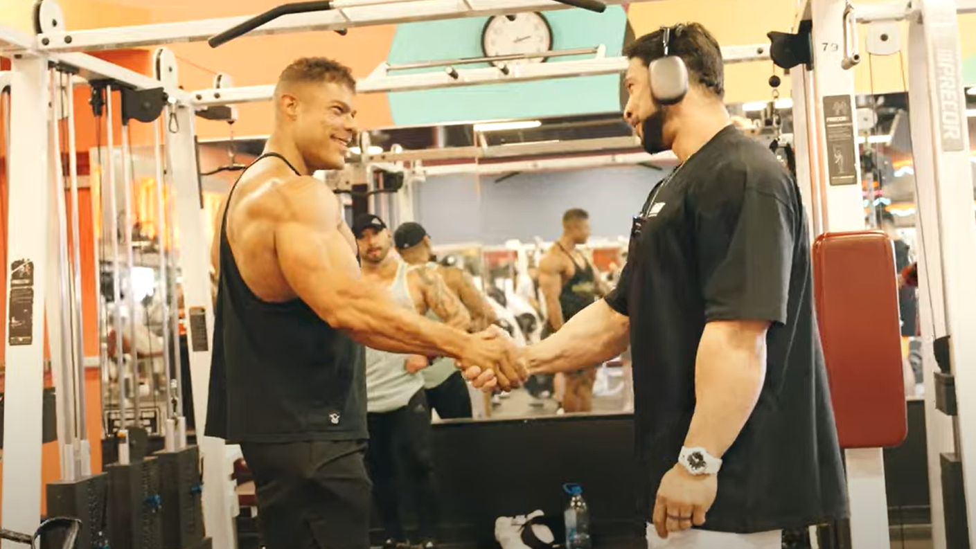 Wesley Vissers e Ramon Dino se reencontraram em Las Vegas