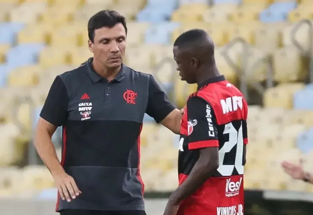 Zé Ricardo e Vini Jr. pelo Flamengo