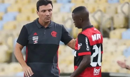 Zé Ricardo e Vini Jr. pelo Flamengo