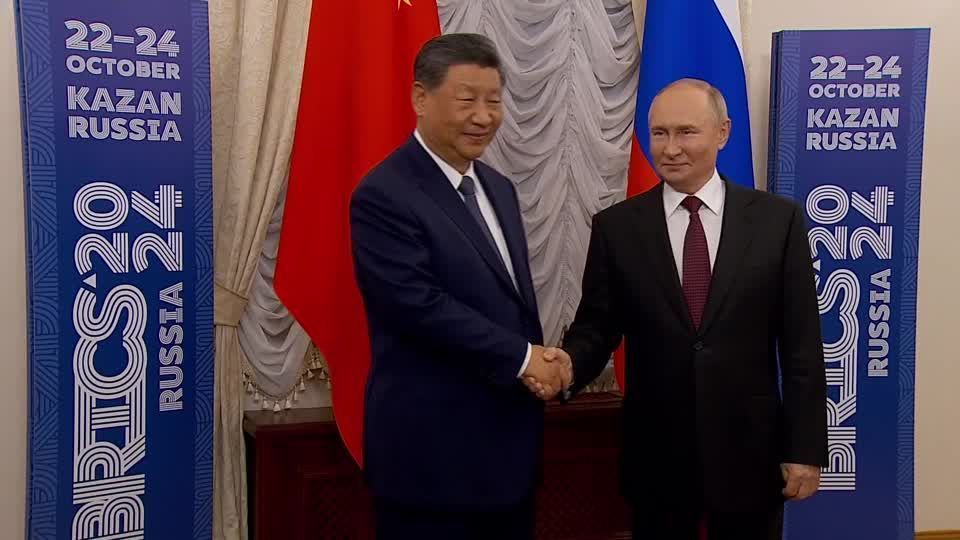 Putin calls Xi his 'dear friend' at BRICS summit