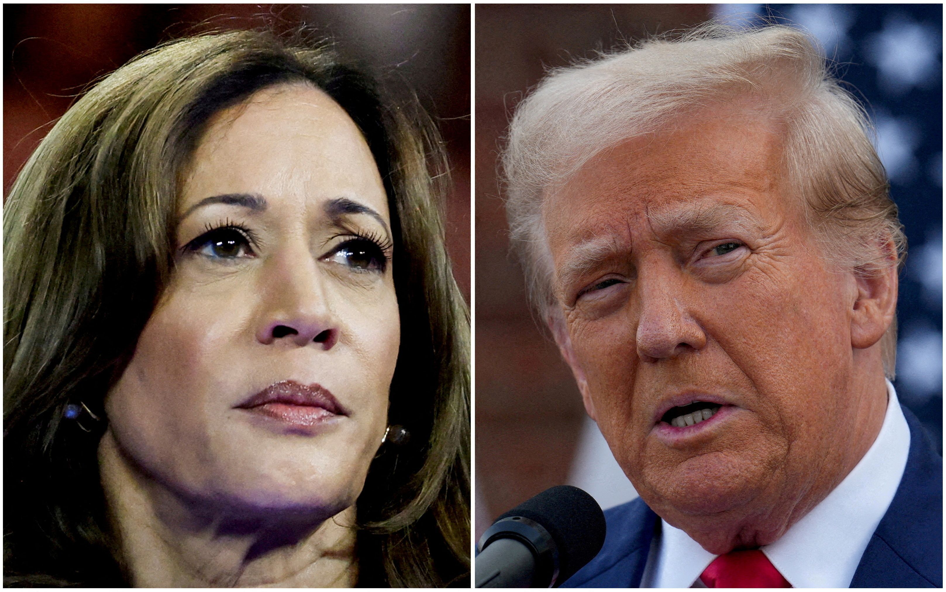 Kamala e Trump
