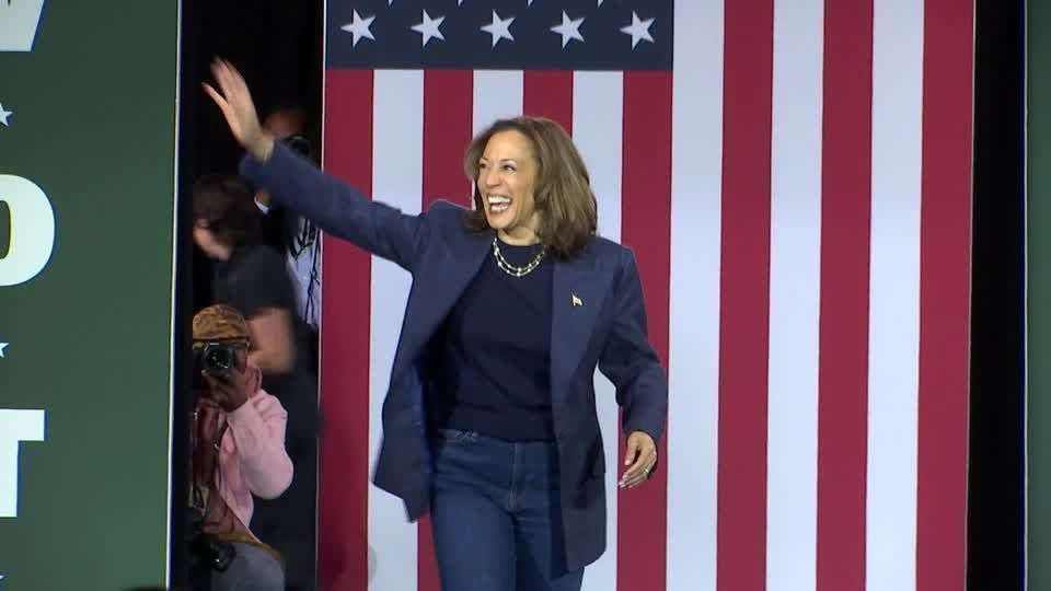 Harris begins Michigan rally with nod to Gaza victims as she gives closing election pitch