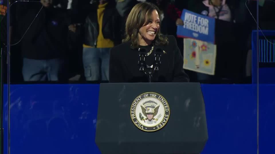 'This could be one of the closest races in history' - Harris