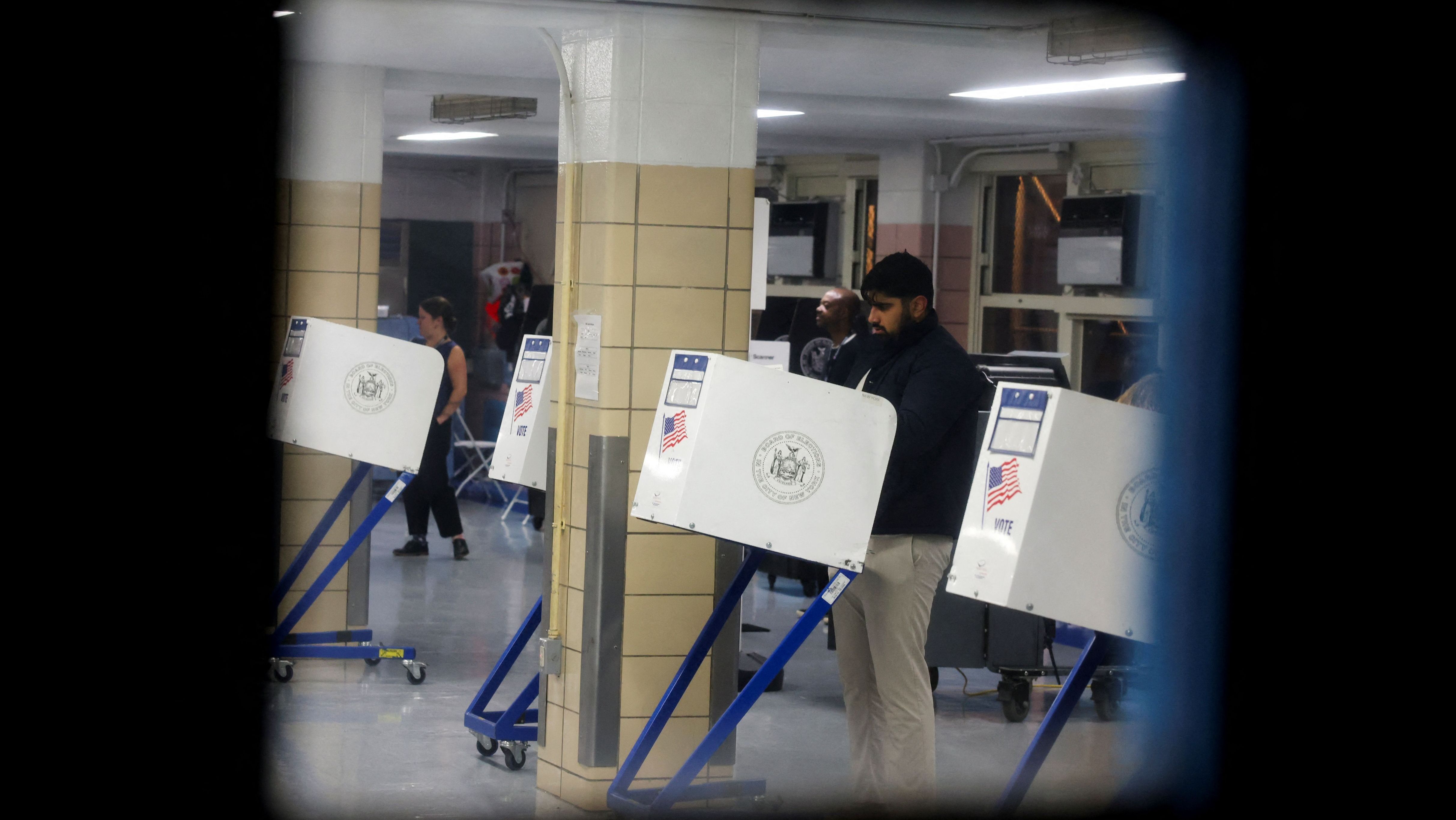 Local de votação em Nova York