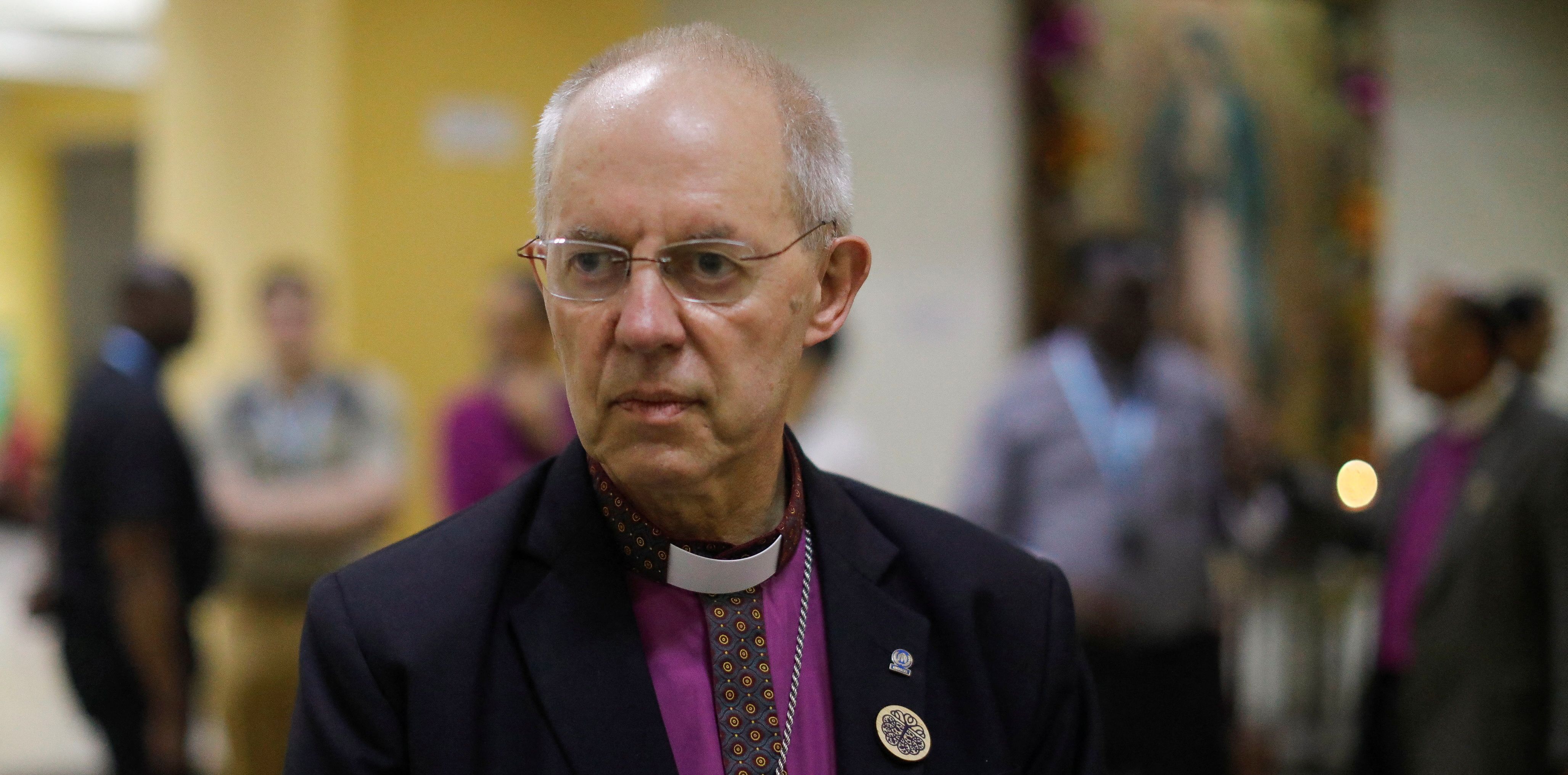 Justin Welby durante visita a El Salvador