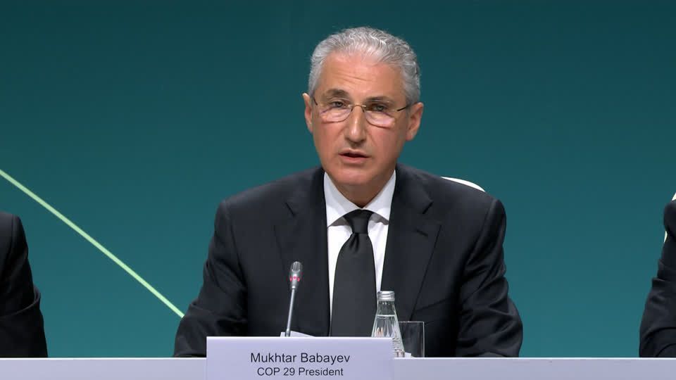 G20 leadership essential to making progress, says COP29 President