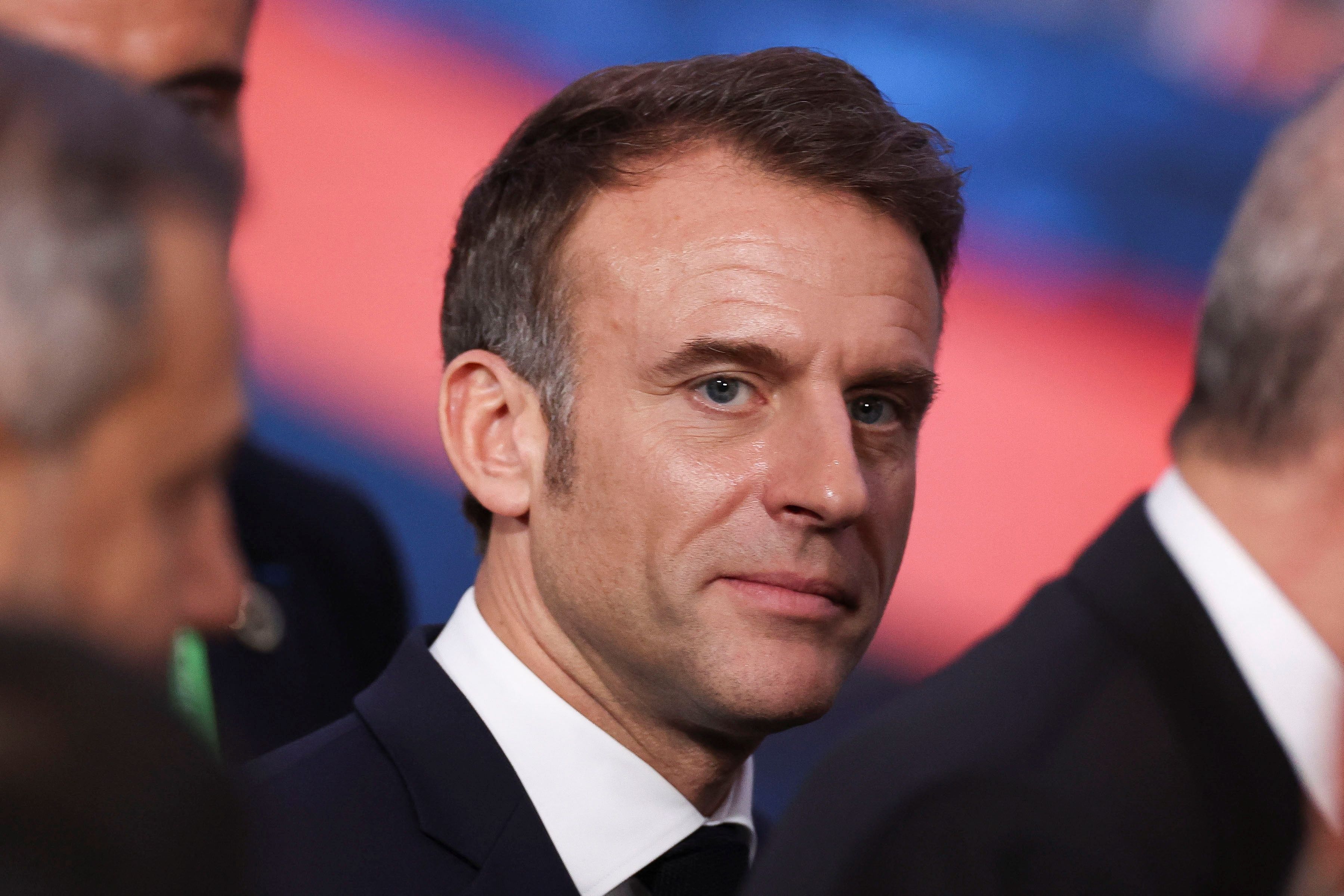 Presidente da França, Emmanuel Macron, participa de encontro do G20 no Rio de Janeiro