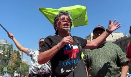 Funcionários públicos fazem greve no Chile por estabilidade trabalhista e salarial