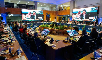 G20 chama autoridades econômicas para financiar ações contra mudanças climáticas