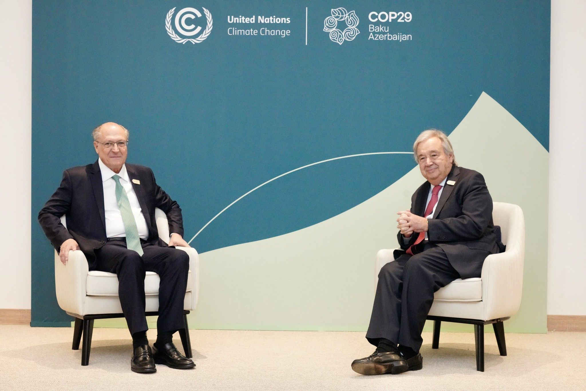 541Vice Presidente da República Geraldo Alckmin durante Reunião com Secretário Geral das Nações Unidas, Antonio Guterres na COP 29 em Baku capital do Azerbaijão34694923_d21ed5c84a_k