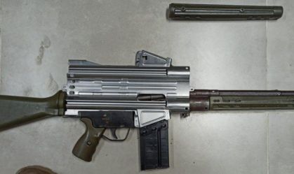 Fuzil apreendido no Rio de Janeiro pela PRF
