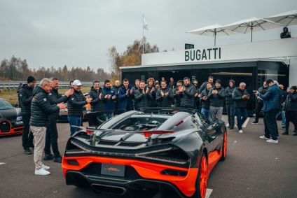 O teste foi realizado em uma pista na Alemanha, em Papenburg