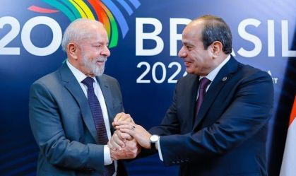 Lula fala sobre situação na Faixa de Gaza em encontro com presidente do Egito