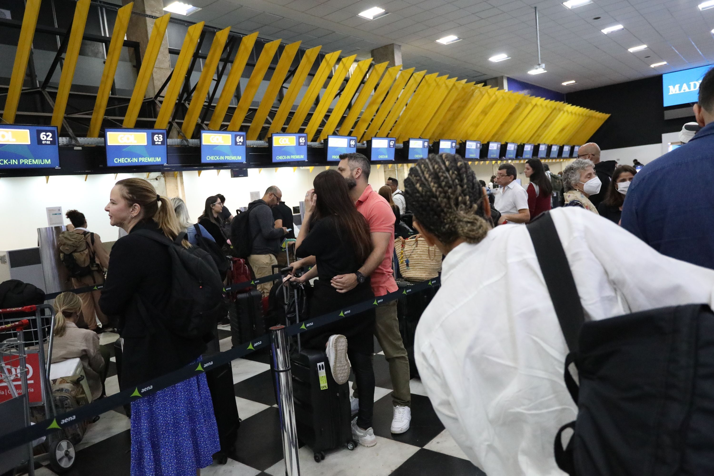 Atrasos e cancelamento de voos no aeroporto de Congonhas