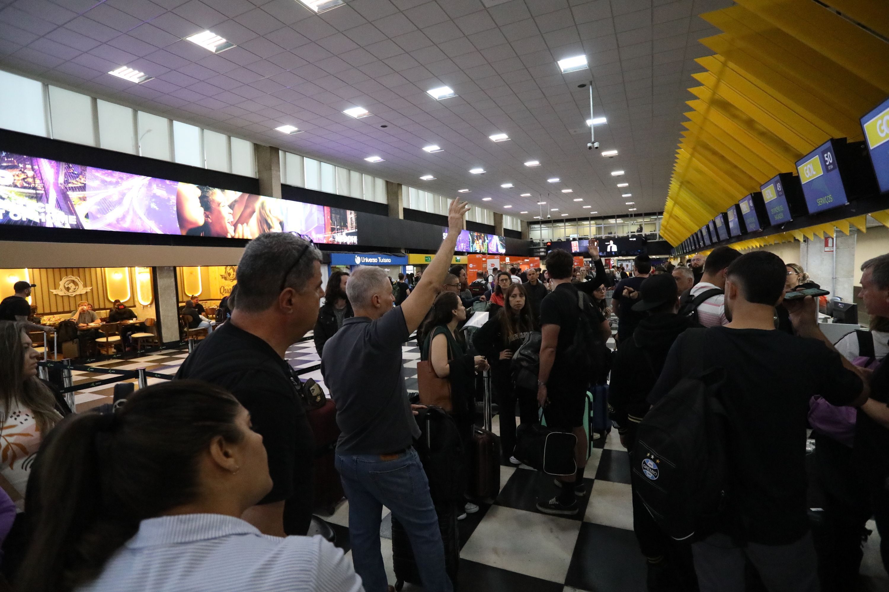 Atrasos e cancelamento de voos no aeroporto Congonhas