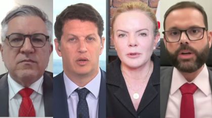 Alexandre Padilha, Ricardo Salles, Gleisi Hoffmann e Jorge Seif