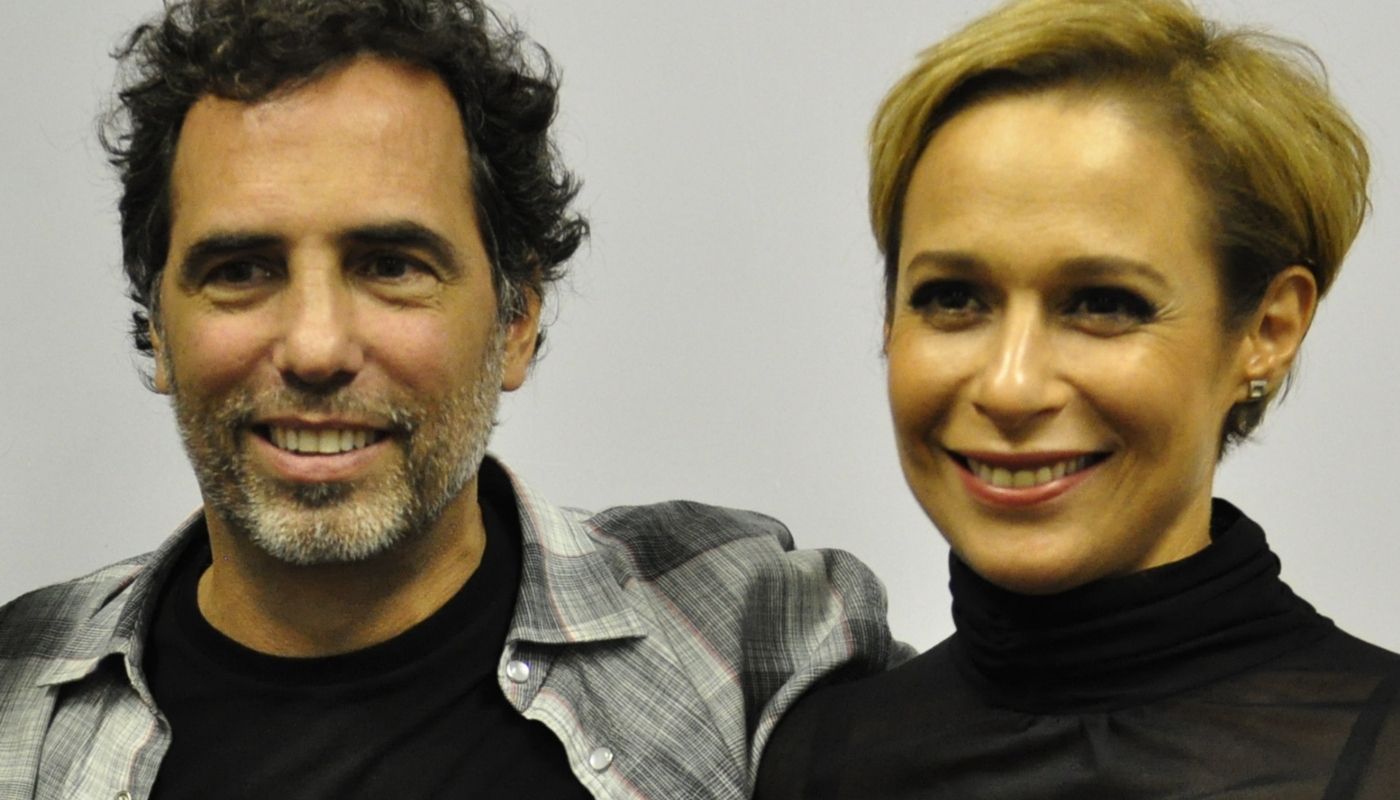 Andrea Beltrão e Mauricio Farias são pais de três filhos • Estevam Avellar/Globo
