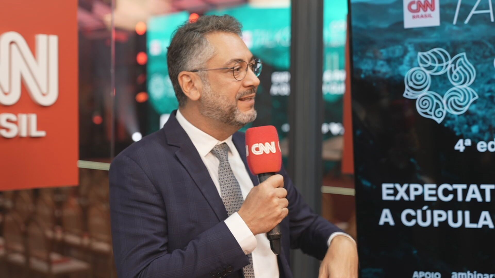 Cícero Luís, governador do Amapá, no CNN Talks desta segunda-feira (4)