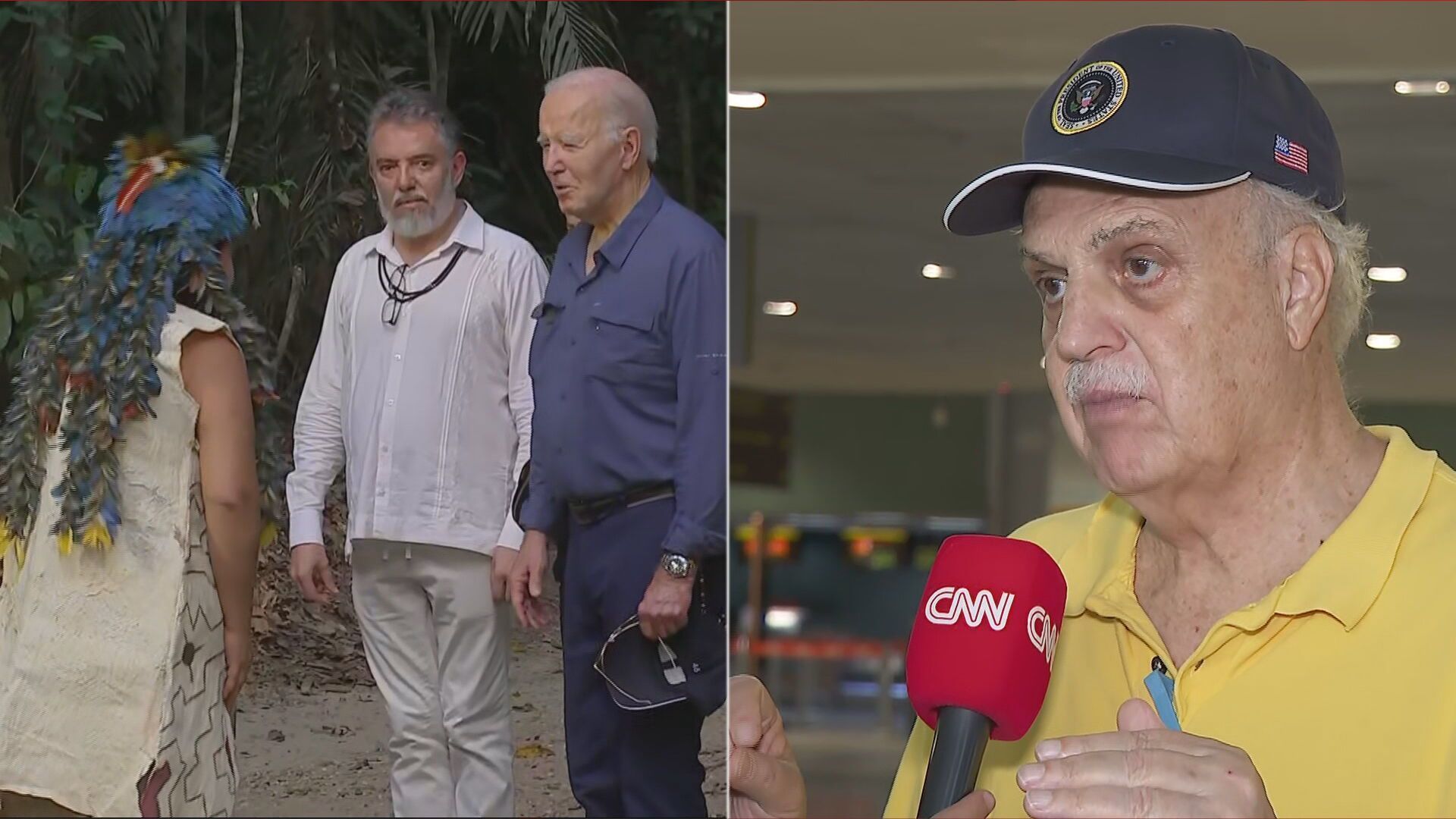 Em entrevista exclusiva à CNN, climatologista Carlos Nobre relatou que Biden "perguntou como aquilo poderia acontecer no meio de uma área de mata tão densa"
