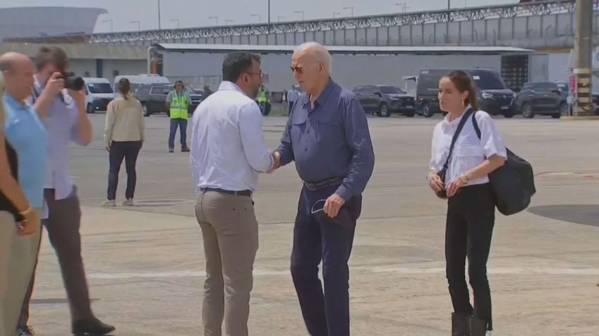 Joe Biden chega ao Brasil; comitiva norte-americana pousa em Manaus • Reprodução CNN