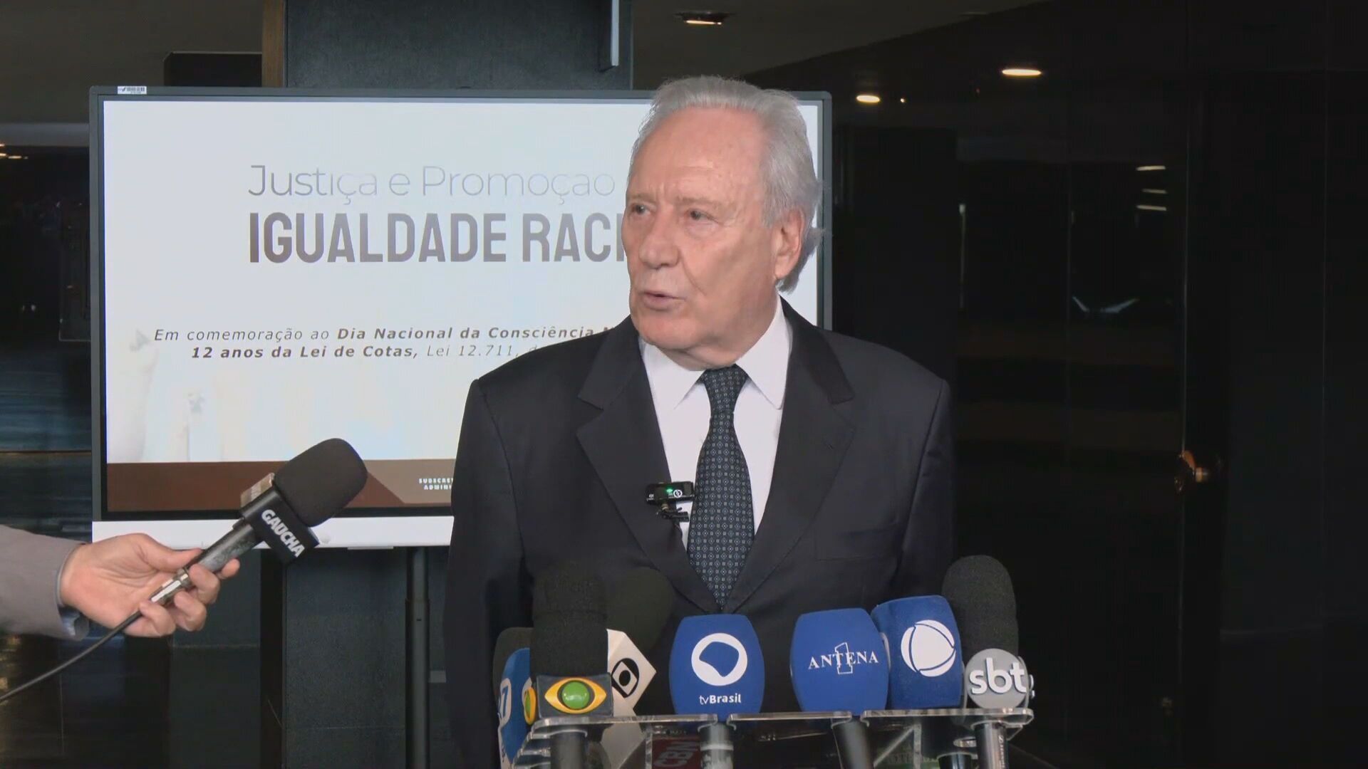 O ministro da Justiça, Ricardo Lewandowski