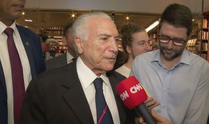 Democracia está “fortíssima”, diz Temer sobre indiciamento de Bolsonaro