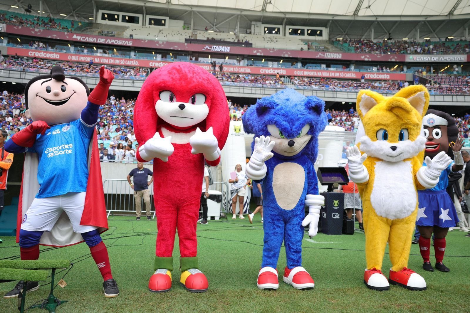 Bahia faz ação com Sonic