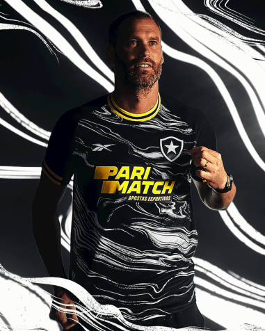 Novo uniforme do Botafogo homenageia torcida • Divulgação / Botafogo