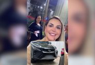 Mãe de Deolane tem carro furtado: "Só tem esse, o resto está tudo preso"